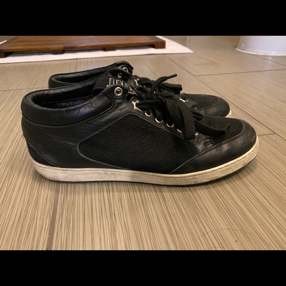 Jimmy Choo Black Sneakers